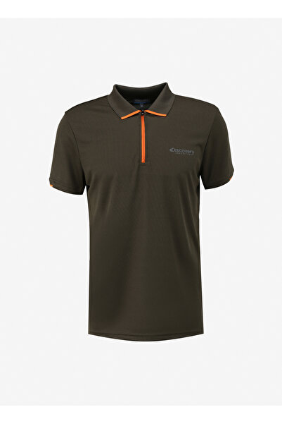 Discovery Expedition Haki Erkek Basic Polo T-Shirt D4SM-TST3246