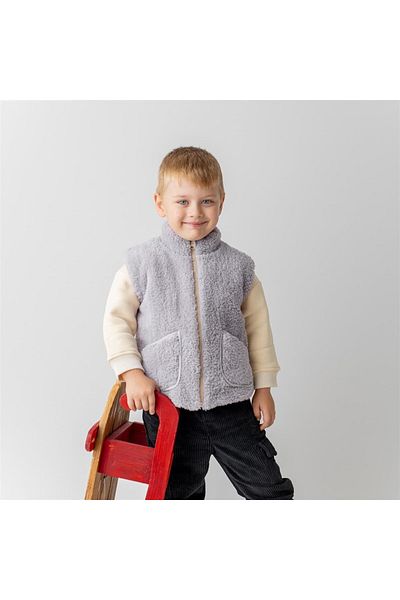 Mama Yoyo Baby&Kids Plush Vest - Gray