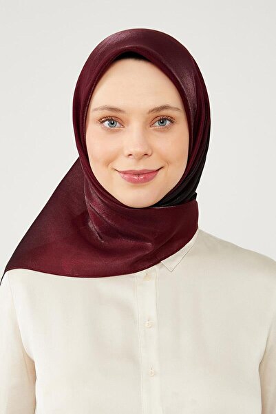 Levidor Burgundy-black Color Transitional Amber Scarf