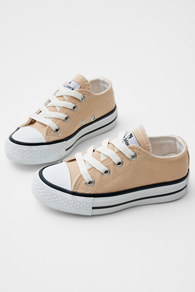 Tonny Black Дитячі унісекс бежеві зручні формовані кросівки зі шнурками