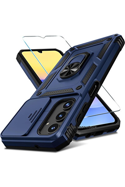 m.tk moveteck Samsung Galaxy A35 Kılıf Kamera Korumalı Sürgülü Yüzüklü Armor ...