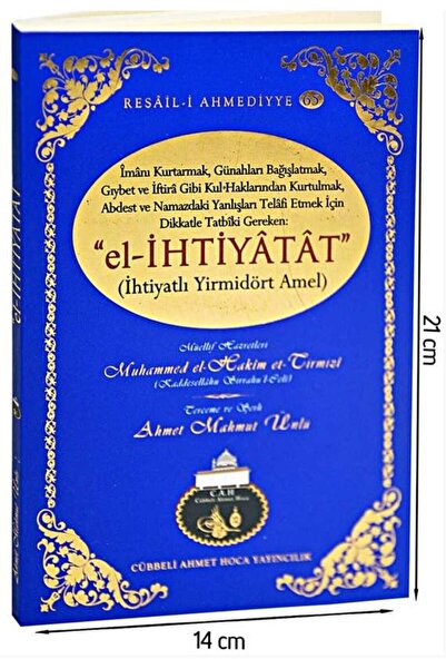 Cübbeli Ahmet Hoca Yayıncılık El Ihtiyatat (İ?HTİYATLI YİRMİDÖRT AMEL)