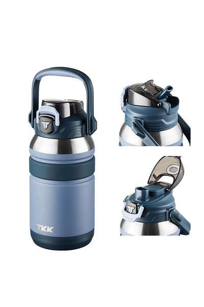 TKK Steel Thermos 1000ml Blue