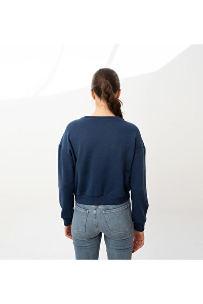 Nors Світшот Baldur Crop Lacivert