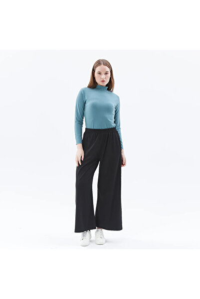 defys Παντελόνι Woman Oversize Loose Leg Μαύρο