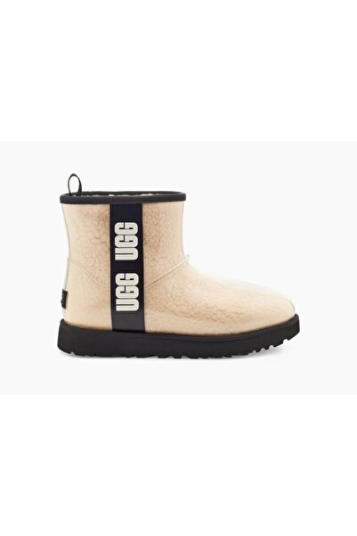 UGG Krem Kadın / Kız Bot 1113190 W Classic Clear Mini Natural / Black (NATURE...