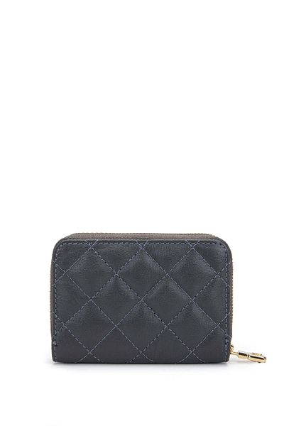 Tamer Tanca Portofel unisex din piele naturală gri