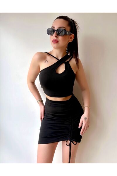 Butik MiMi FashionTR Crop Etek Takım