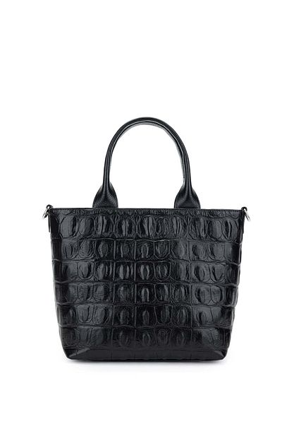 Tamer Tanca Women's Genuine Leather Black Handbag