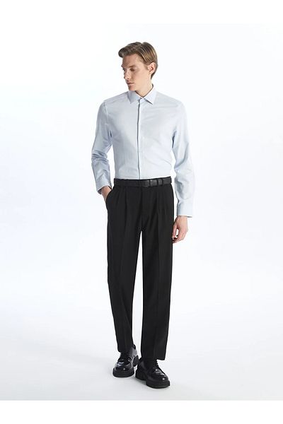 LC Waikiki LCWAIKIKI Formal Slim Fit Long Sleeve Dobby Men's Shirt
