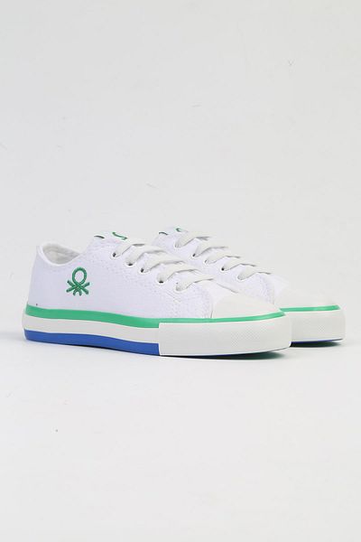 Benetton |   BN-90175 Alb Verde Pantofi sport pentru copii