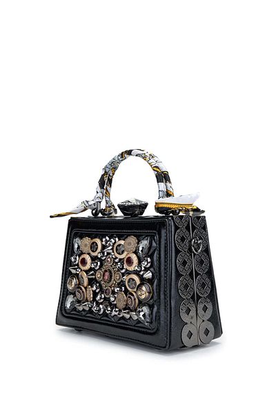 Tamer Tanca Women's Vegan Black Handbag