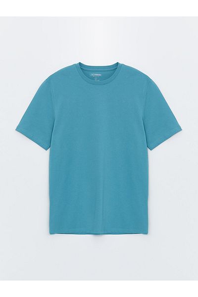 LC Waikiki Tricou pentru bărbați din bumbac pieptănat LCW - Decolteu, mânecă scurtă
