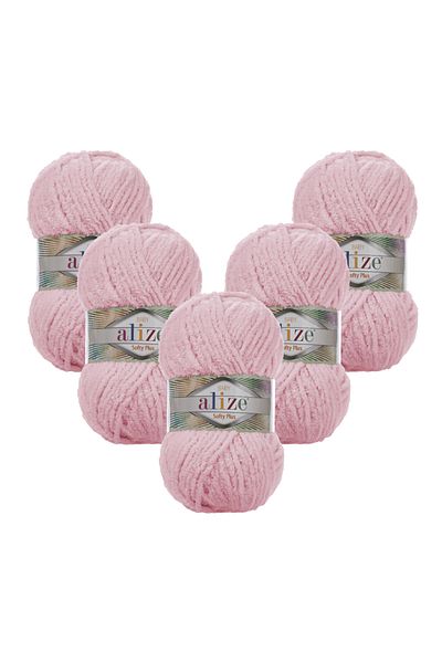 Alize Softy Plus 5 τεμαχίων 31 Baby Pink πλεκτό νήμα