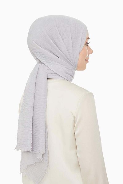Levidor Metallic Gray Wrap Shawl