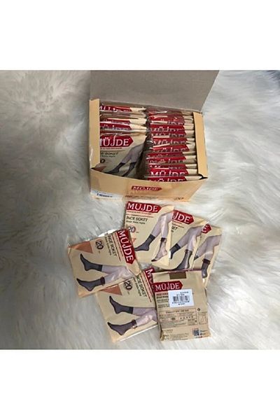 Müjde 51 Sahra Светъл цвят на кожата - 6 парчета тънки чорапи Къси чорапи