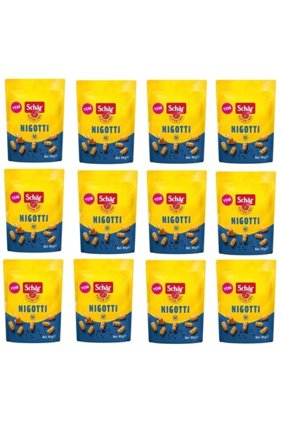 Schar Nigotti 40 g. Çörek Otlu Glutensiz Mini Kraker 12 Adet