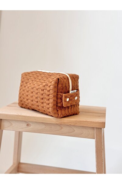 jr.bunnies حقيبة العناية بلون الطوب