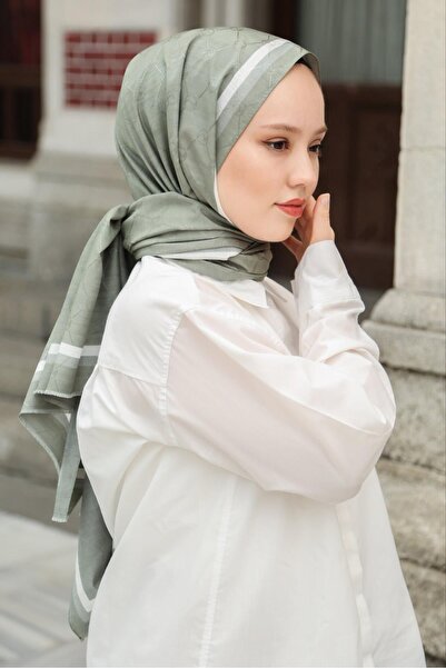 Hint İpek Şal cu monogramă MONOV04-21