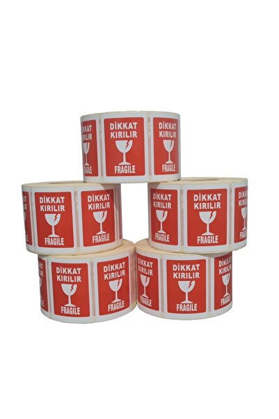 Burdabuldu Etichetă de precauție 4cm X 6cm 5.000 bucăți