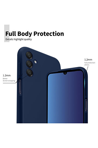 Nezih Case Samsung Galaxy A34 Kılıf Kamera Korumalı Lansman Kadife Iç Yüzeyli (şık Tasarım) Silikon Kapak