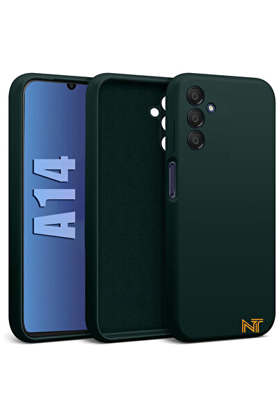 Nezih Case Samsung Galaxy A14 Kılıf Kamera Korumalı Lansman Kadife Iç Yüzeyli...