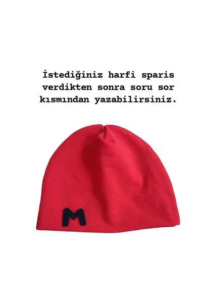 A Bunch Harfli bere,harfli şapka,kişiye özel şapka,beret,penye bere,isimli bere,bebek beresi,özel dikim