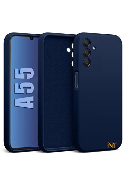 Nezih Case Samsung Galaxy A55 Kılıf Kadife Iç Yüzeyli Kamera Korumalı (şık Ta...