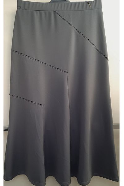 N.Y.YILDIZ STAR NAZAL 1, CLASS SCUBA FABRIC FLEXIBLE MOTHER LARGE SIZE MODELED PARTY RUBBERED SKIRT