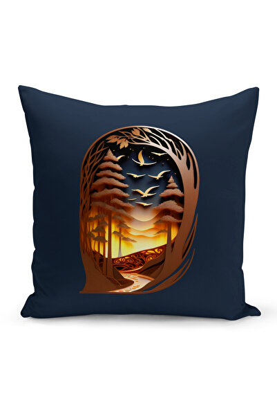 Bertille Home Двосторонній чохол на подушку з цифровим друком класичної серії