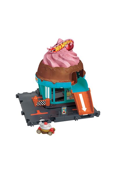 HOT WHEELS متجر الآيس كريم في وسط مدينة HW City​ - HTN77