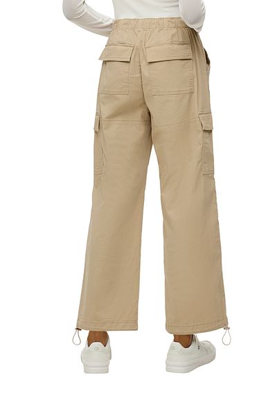 QS by s.Oliver Cargohose mit Tunnelzug Elastikbund Mid rise