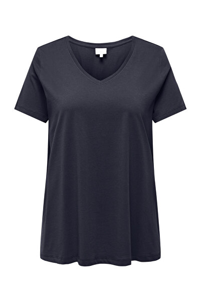 Only Carmakoma CARBONIE LIFE S/S V A-SHAPE TEE NOOS