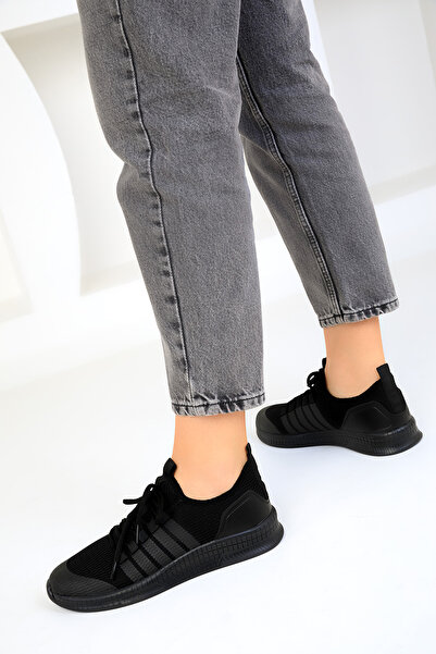 SOHO Siyah-Siyah Kadın Sneaker 16278