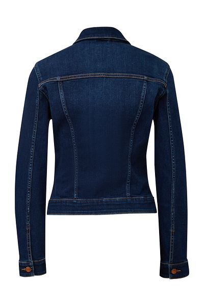 QS by s.Oliver Jeansjacke, antailliert, Denim, aspect clasic