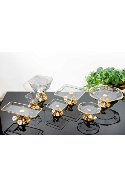 BULUTHOMEAKSESUAR طقم جالا زجاجي مكون من 7 قطع