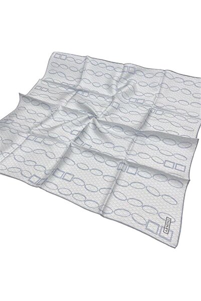 Armine Eșarfă din mătase Tivil cu model Baby Blue 8925-54