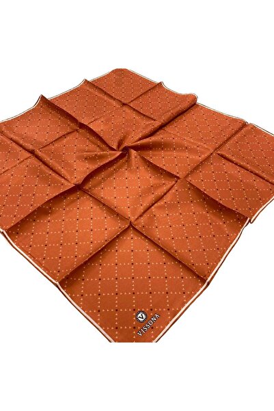 Vissona Tiva 5138-14 Модель Шарф з візерунком Taba з шовку