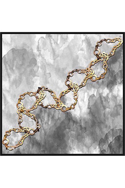 Armine Sivi šal od tivil svile sa uzorkom oblaka 8920-37