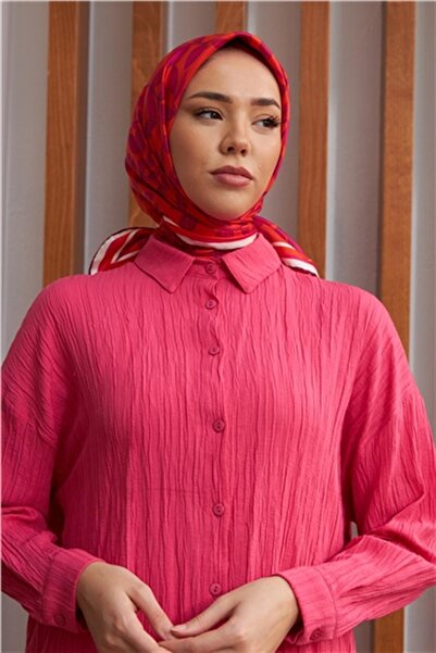 Silk Home Eșarfă din mătase Sura cu model de petale de flori de rodie 11397-17