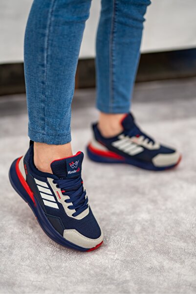 Weynes Унісекс Синій Чотири Смужки Ортопедичні Повсякденні Спортивні Кросівки Wsb0906