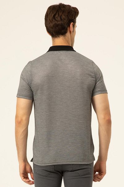 SÜVARİ Μπλουζάκι Dobby Polo Neck Regular Fit