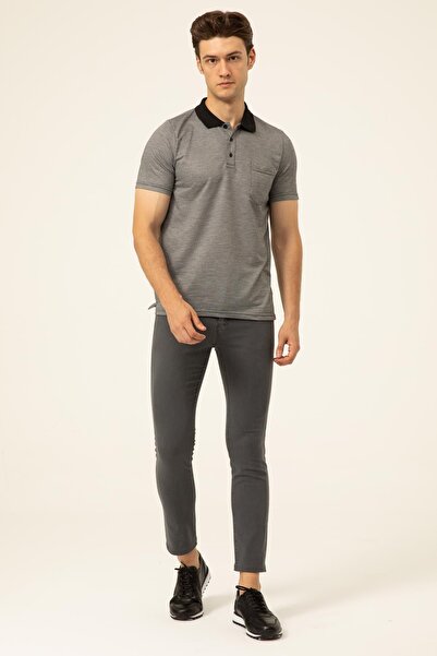 SÜVARİ Μπλουζάκι Dobby Polo Neck Regular Fit