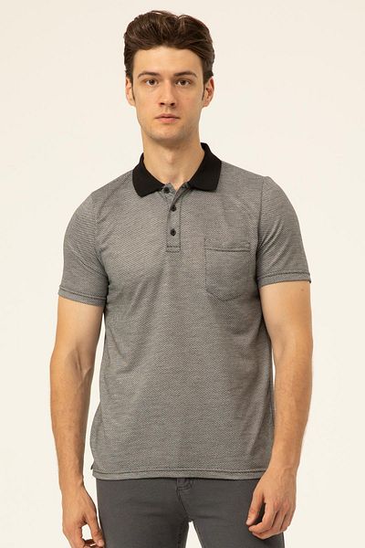 SÜVARİ Μπλουζάκι Dobby Polo Neck Regular Fit