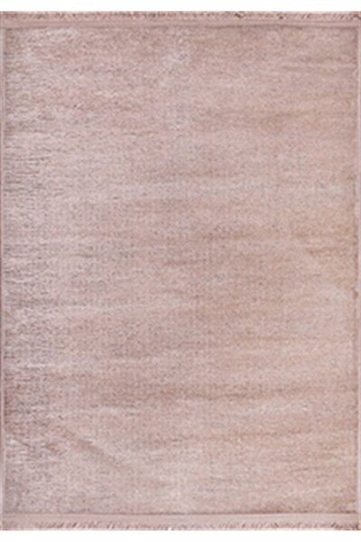 Çam Halı Crea Decolux Azade 8201 Bej Özel Kaymaz Tabanlı Pamuk Dokuma Kilim