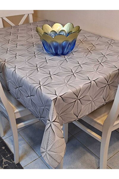Başak Ev Tekstili Linen Textured GlitterPVCTable Cloth