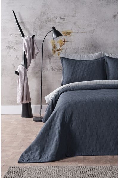 Doqu Home Arya Double Bedspread - Anthracite