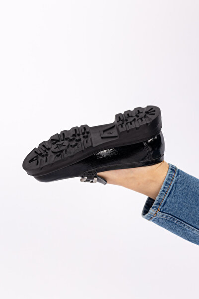 Getcho Hornet Жіночі зморшкуваті чорні лофери