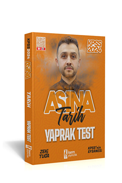 İsem Yayıncılık İsem 2024 KPSS Tarih AŞİNA Yaprak Test - Zeki Tuga İsem Yayın...