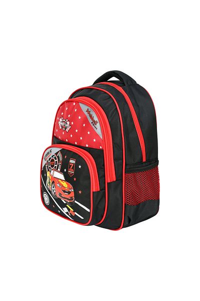 Waddell Black Lightning Pattern - ghiozdan ortopedic primar și cutie de prânz